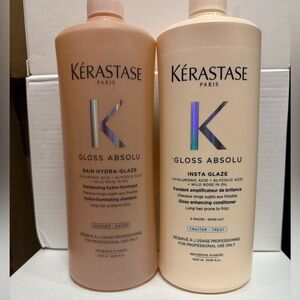 Kérastase Gloss Absolu Shampoo & Conditioner 33.8 oz DuoW/pumps